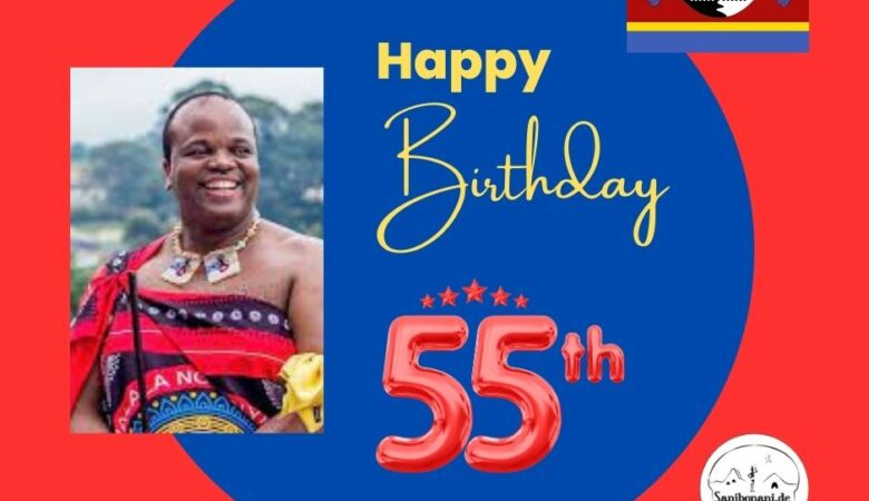 55. Geburtstag König Mswati III
