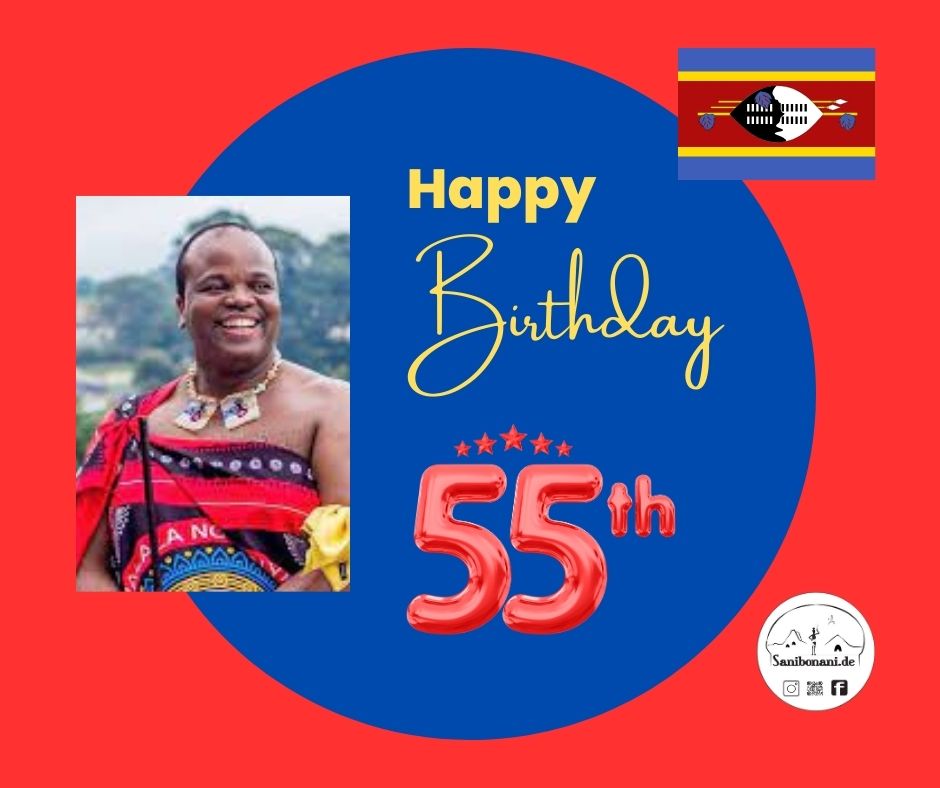 55. Geburtstag König Mswati III